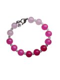 raspberry boba bracelet