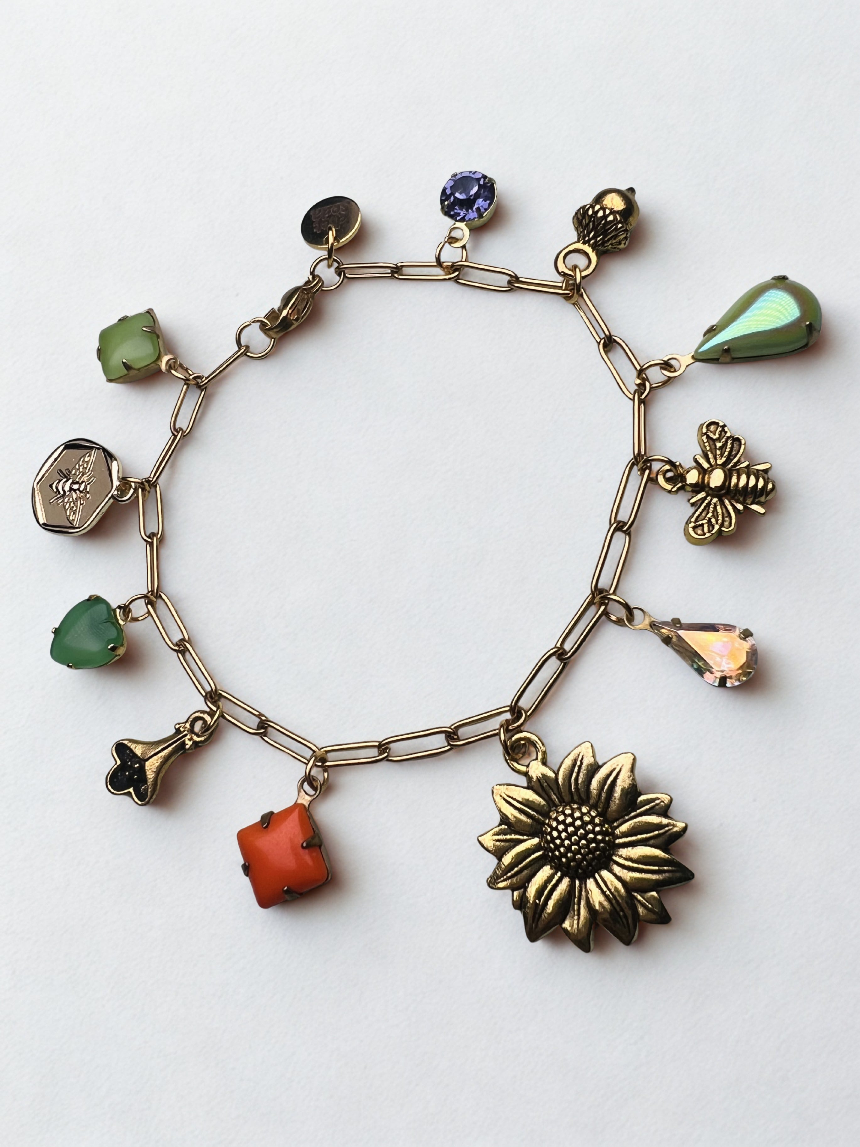 golden hour charm bracelet