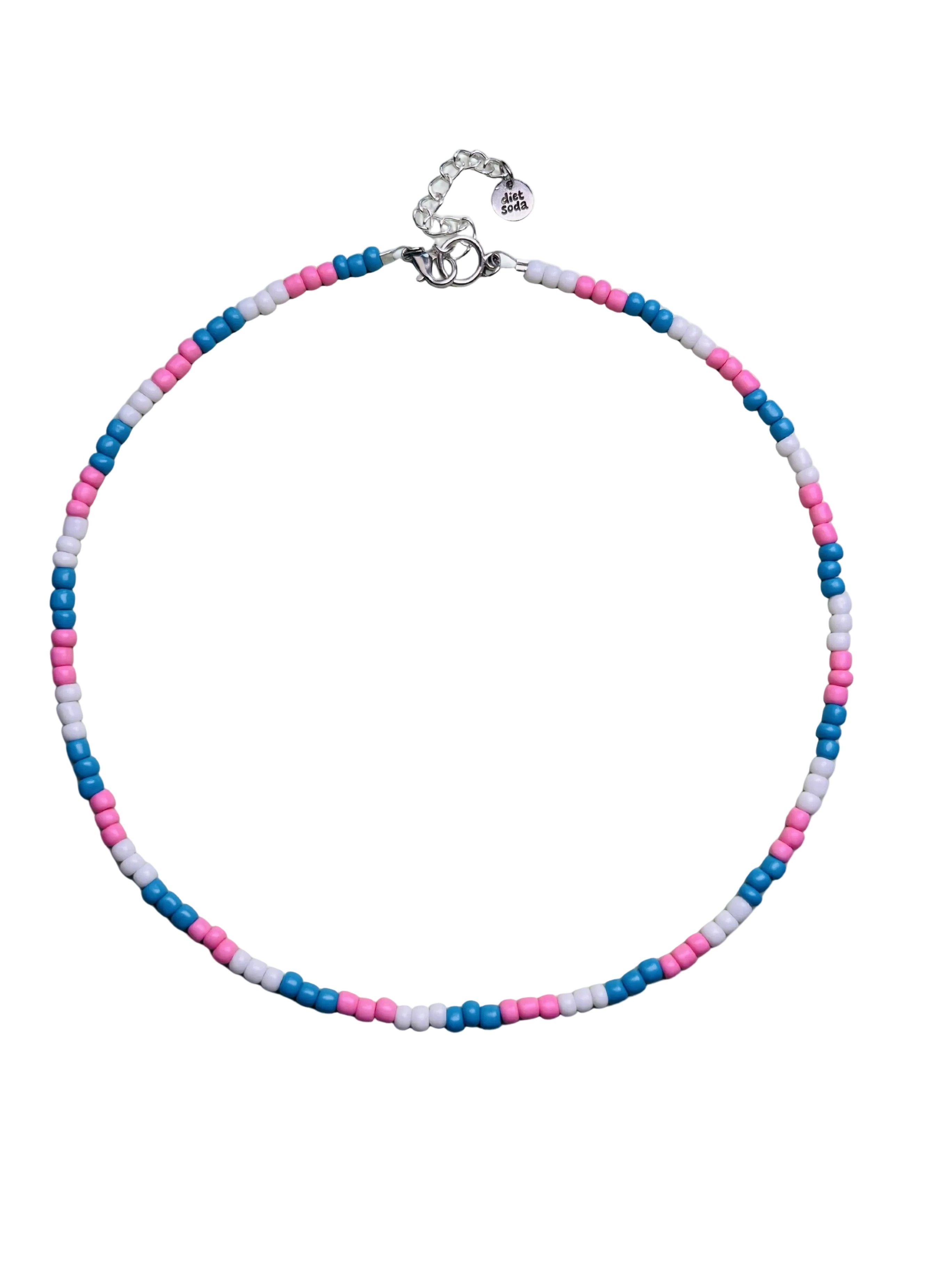 trans pride necklace