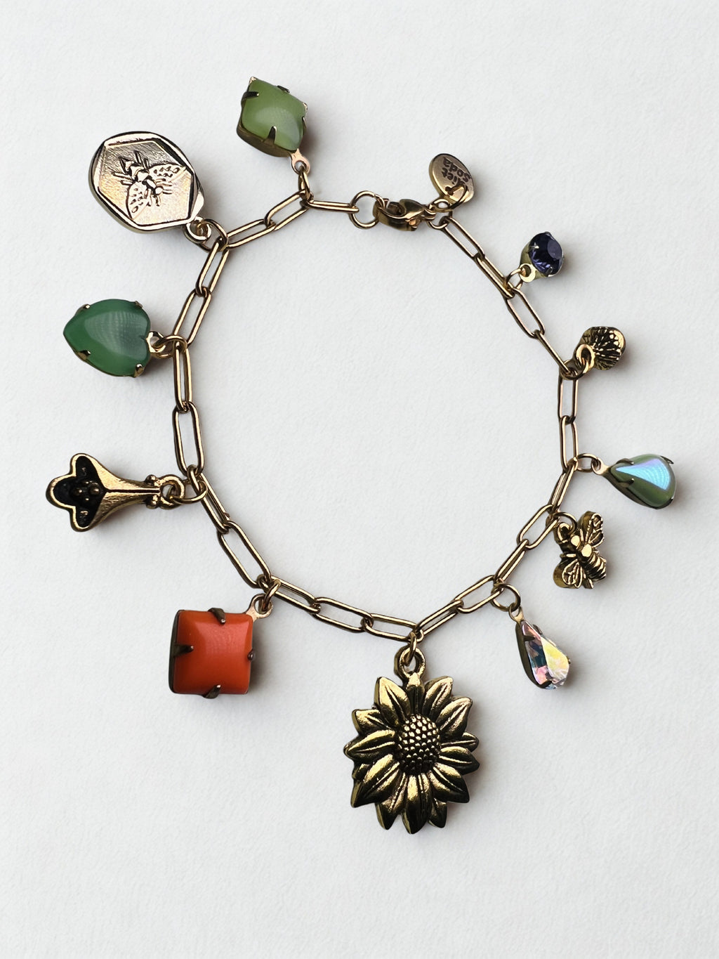 golden hour charm bracelet