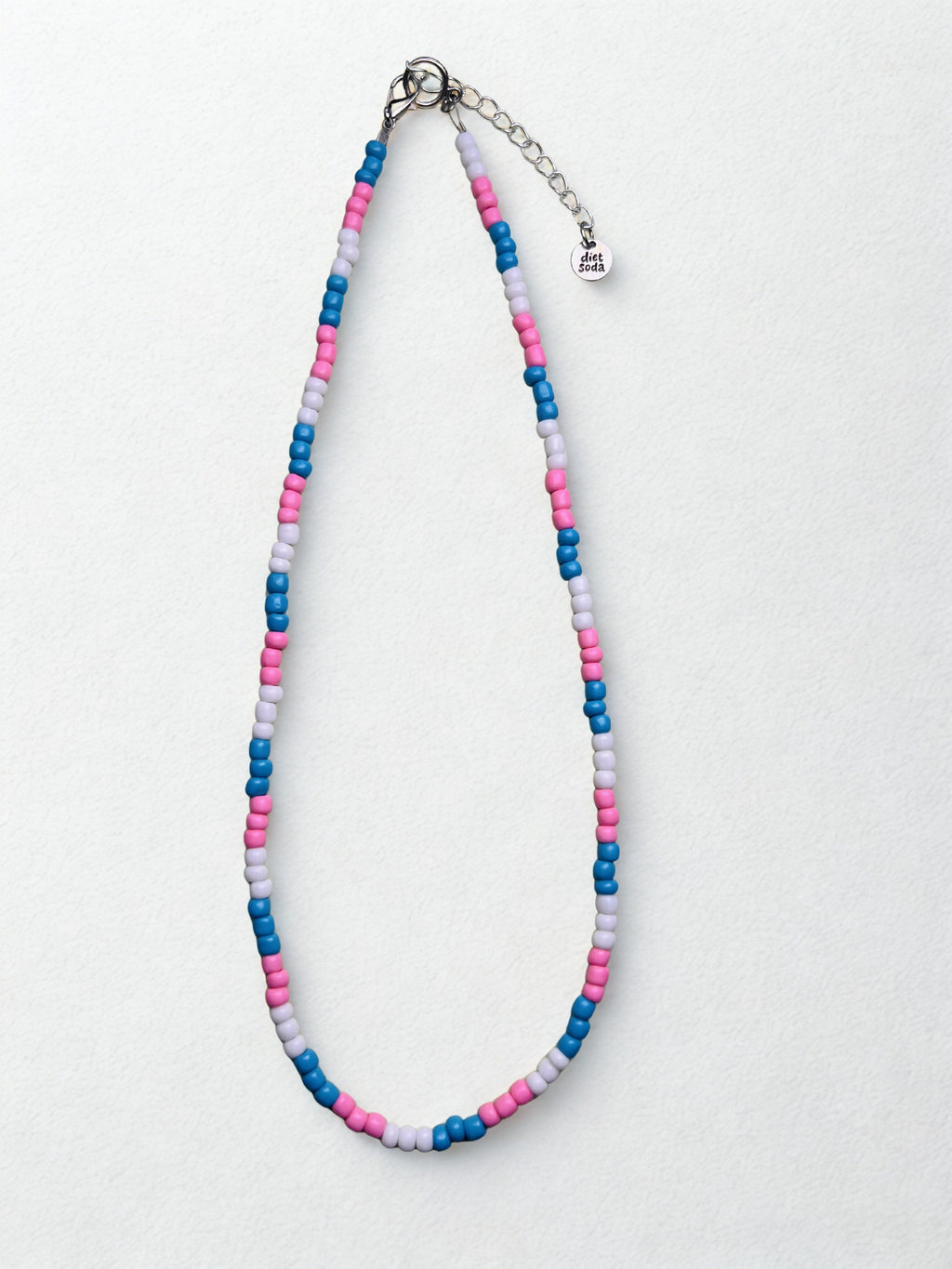 trans pride necklace
