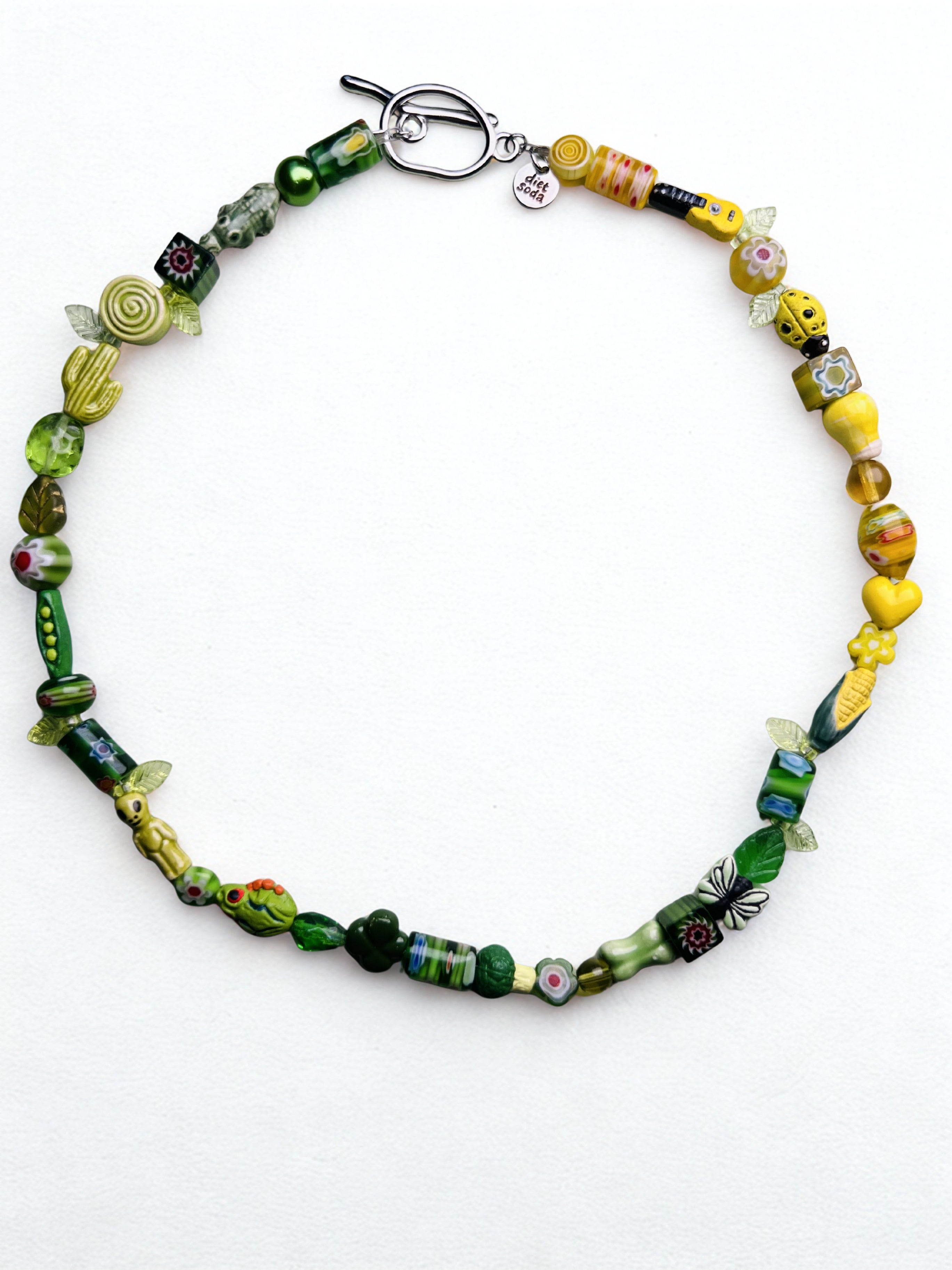 lemon lime necklace