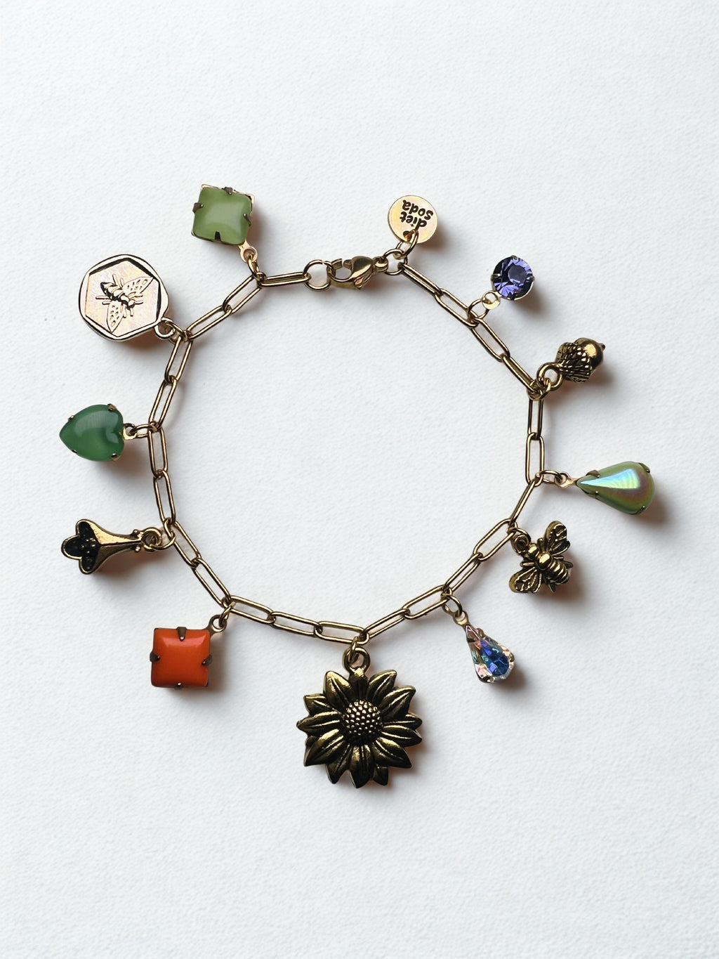 golden hour charm bracelet