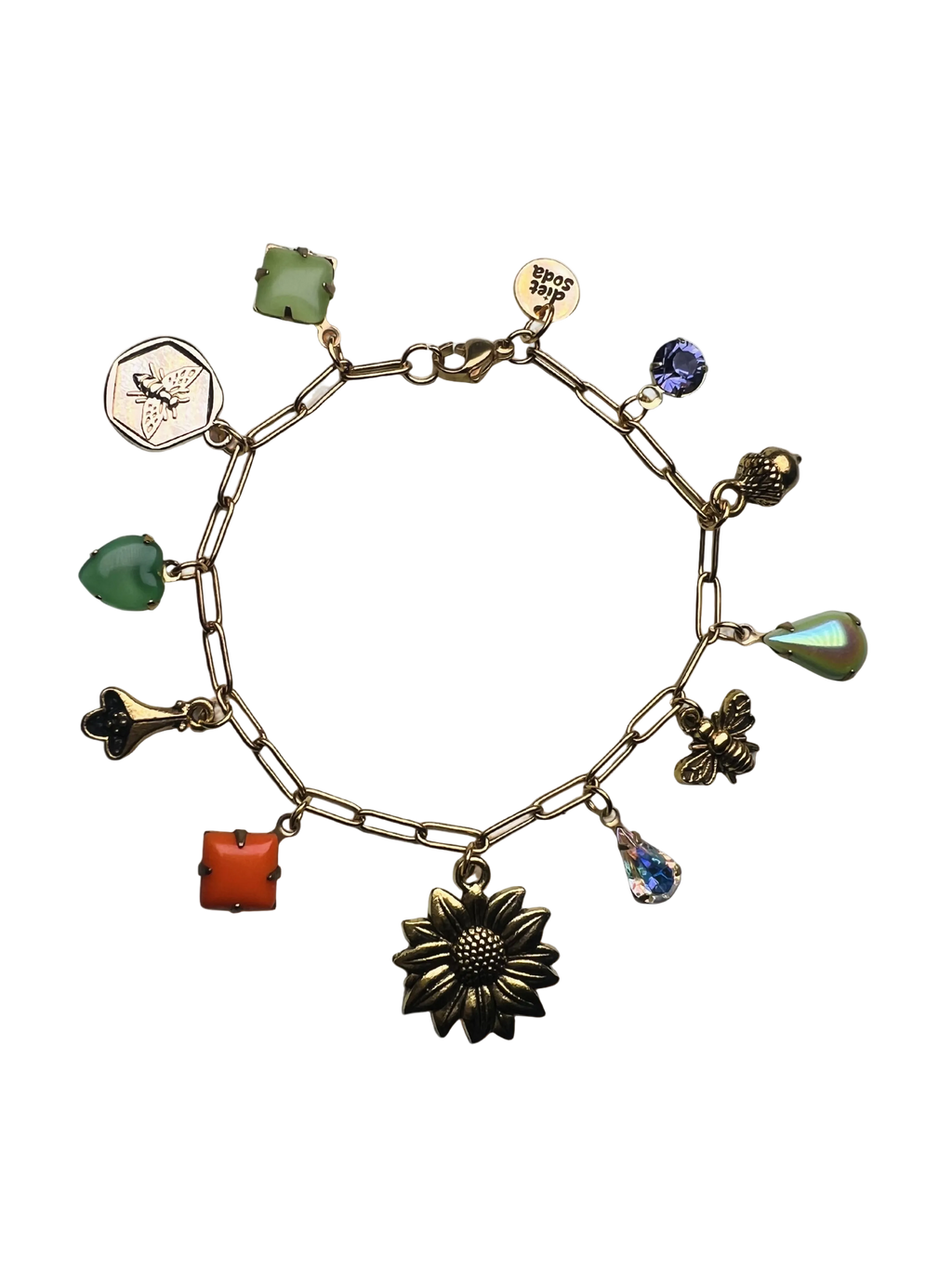 golden hour charm bracelet