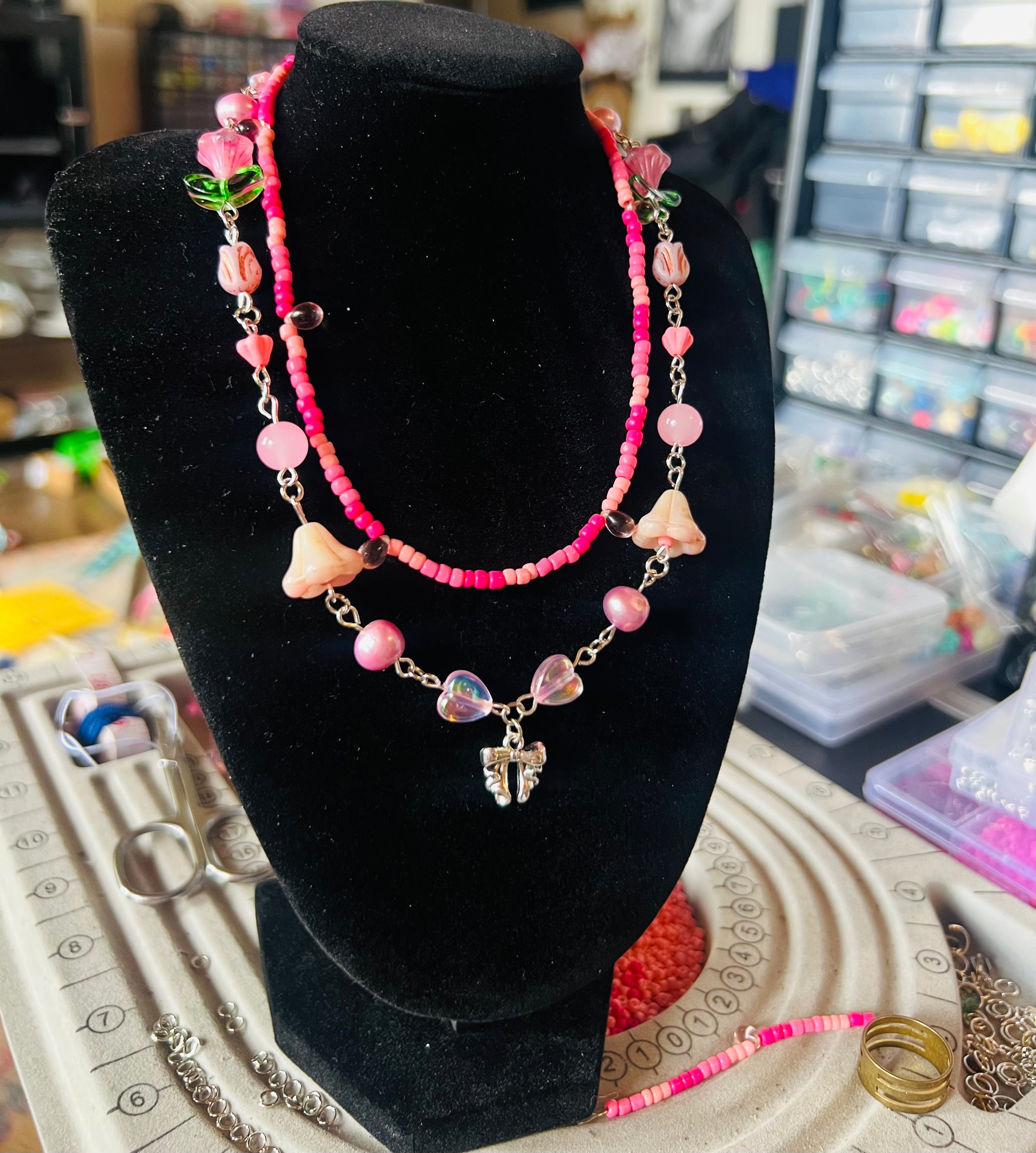 sugar blossom necklace